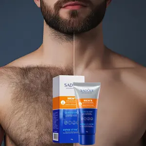 Hair Removal Cream for Men Effective Gentle Hair Remover Painless Soothing for Male Body facial leg Hair Depilatory Cream Suitable for All Skin Types 60g