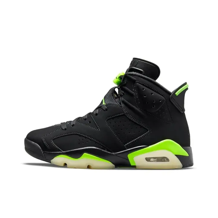 Black neon green unisex high top sneakers premium soft suede fabric sweat wicking interior contoured cushioned insole ease walking pressure All Day Comfort perfect for daily commute street shooting gatherings outdoor leisure activities