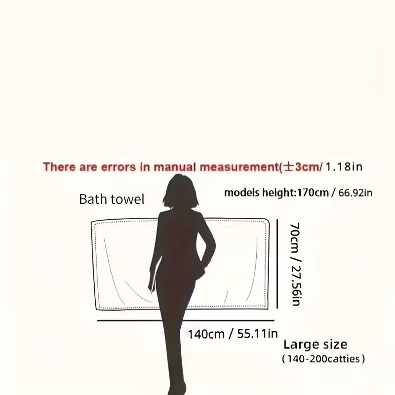 Extra-Large Microfiber Bath Towel Set (4/2 Pack) — Made from ultra-soft microfiber, these towels feel incredibly comfortable, absorb water quickly, and dry fast for easy hygiene. The extra-large size is perfect for use in the bathroom or after a shower.