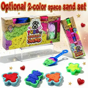 Kinetic Sand Toy for Kids – Colorful Sensory Sand Set (Large & Small Options) | Creative Play for Holidays