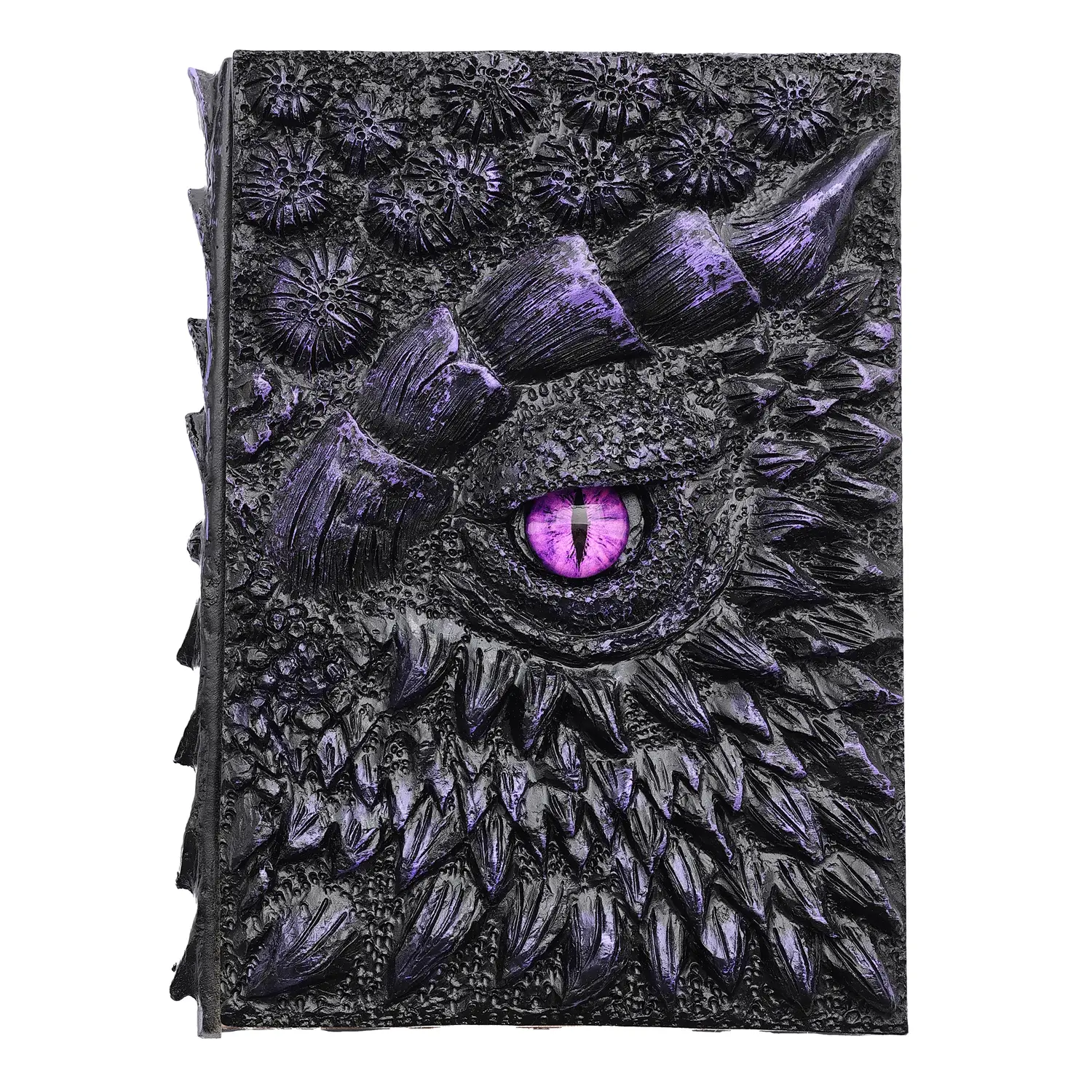 3D Dragon Eye Embossed Dragon Journal Writing Notebook for Man/Woman Handmade Travel Journal Dnd notebook for gragon lovers Resin Engraving Notebook Blank Paper