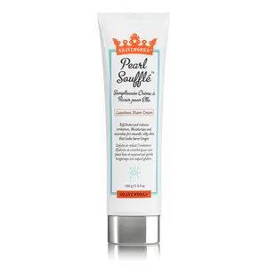 Shaveworks Pearl Soufflé Shaving Cream – Slows Future Hair Growth - Soothing, Hydrating Shave Lotion for Legs, Underarms, Bikini Area – Reduces Irritation 5.3 Fl Oz