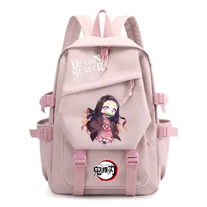 Anime Peripheral Demon Slayer School Bag Backpack Oxford Cloth Men's and Women's Backpack