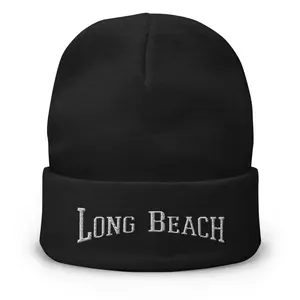 Long Beach Embroidered Beanie