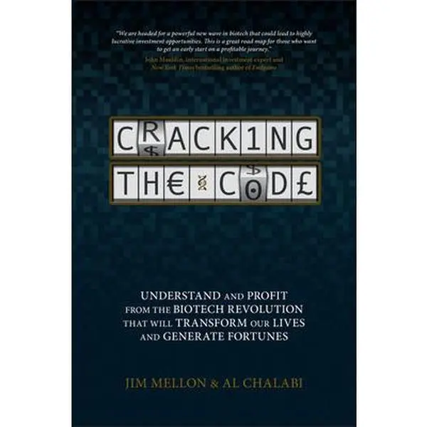 Used Hardcover Book - Cracking the Code by Jim Mellon (English) - Business, Investing, Health, Technology, Revolution Focused Economics & Management Read, Good