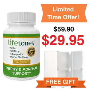 Buy Energy & Adrenal Support Capsules, Get A Free Supplement Case!