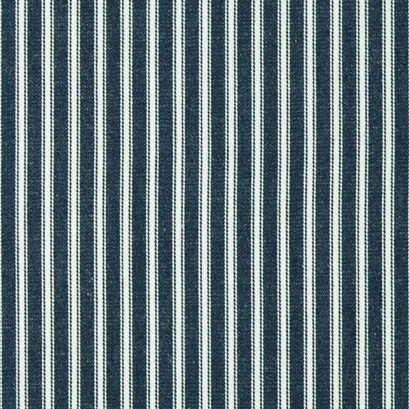 Black and White Ticking Stripe Fabric –100% Cotton – 54" Wide – Sold by the Yard