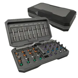 42-In-1 Precision Screwdriver Set with Detachable Ratchet Handle, Multi-Purpose DIY Repair Tool Kit for Computer, Phone, Watch, Glasses, Hex Shank Screwdriver