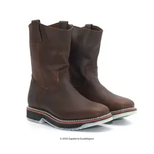 10" Soft Square Toe Roble Floter dual density sole leather boot-702