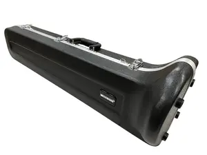 Wisemann ABS Trombone Case for Tenor Trombone, one-piece press-casting technique. It is designed to perfectly fits all major brands tenor trombone.