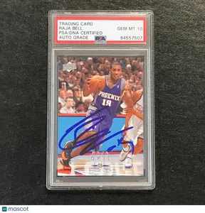 2008-09 Upper Deck First Edition #151 Raja Bell Signed Card AUTO 10 PSA Slabbed