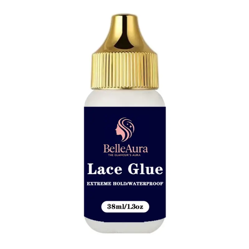 BelleAura 38ml scalp adhesive lace glue-for lace wig install strong waterproof. BelleAura 120mil hairline melting spray - for lace front wig install -invisible waterproof Reversible Satin