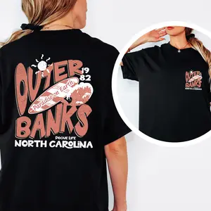 Outer Banks Shirt, Coconut Girl Clothes, Trendy Beachy Shirts, OBX North Carolina Summer Pogue Life Surf Ocean