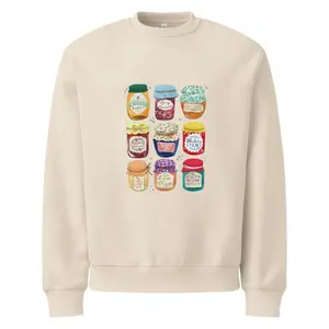 Oversized Heavyweight Sweatshirt - Unisex Fit, 60% Cotton 40% Polyester, 10 oz Fabric, Slightly Dropped Sleeves, Cozy & Stylish