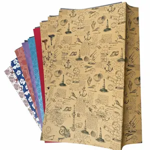 Wrapping Paper 9 Sheets 2.46ft x 1.67ft Gift Wrap Paper for Birthday Party Wedding Holiday Presents Decorative Packaging Supplies