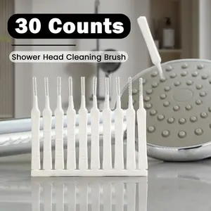 30 Counts Shower Head Cleaning Brushes Crevice Tiny Brush for Small Hole，Anti-Clogging Nozzle Cleaner Tool for Tiny Nozzle Opening Gaps Gap Hole Anti-Clogging Cleaning Brush