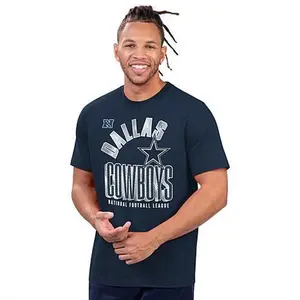 Football Fan Shop Dallas Cowboys Officially Licensed NFL Black Label Short Sleeve Tee