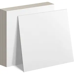 20 Pack 12x12 Chipboard Sheet, 50pt Thick Bookboard, Scrapbooking Chipboard, Book Binders Board, Paper Board for Crafting Project (White)