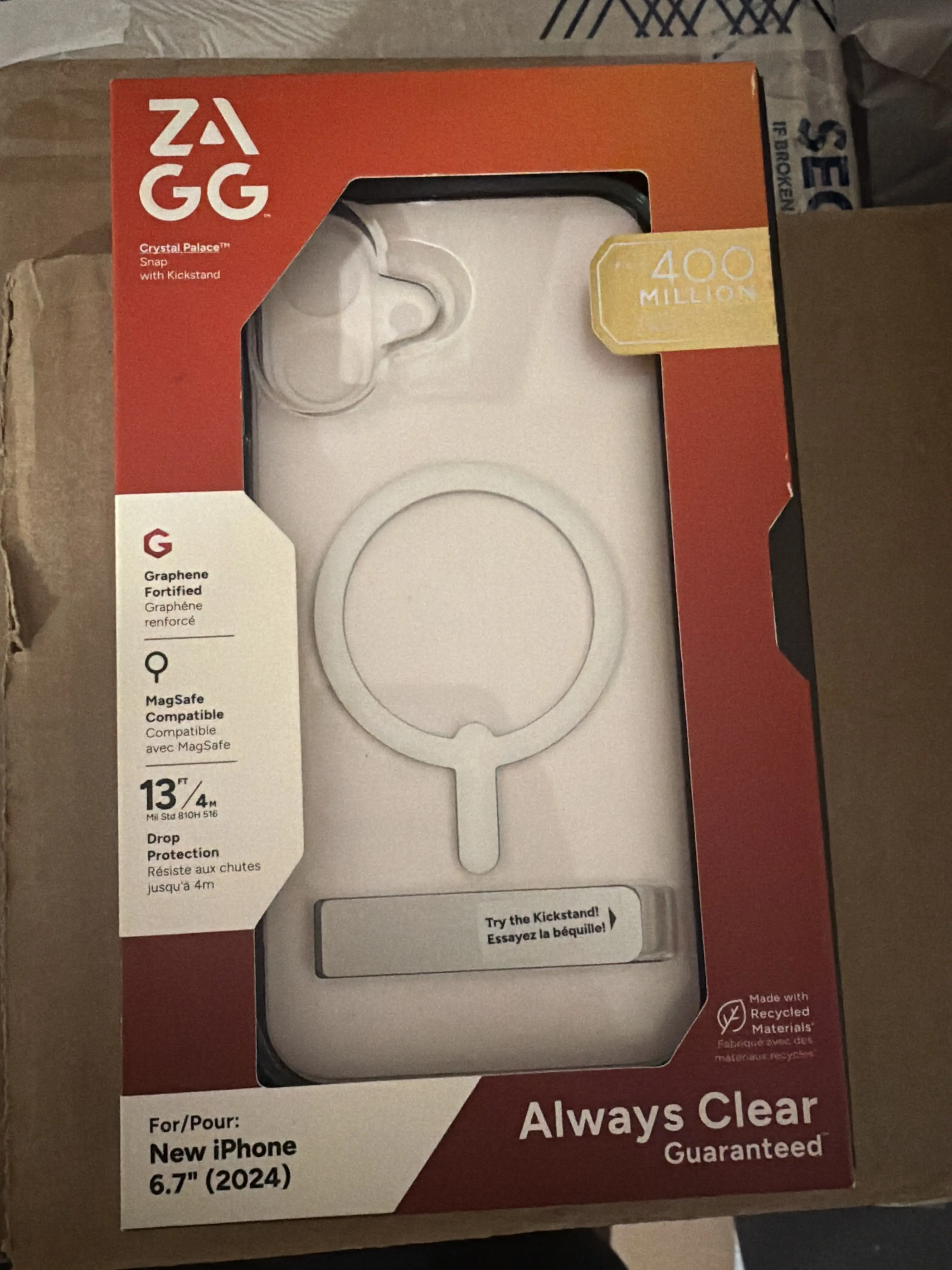 iPhone 16 plus Clear case ZAGG