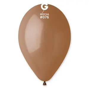 Solid Balloon Mocha G110-076 | 50 balloons per package of 12'' each | Gemar Balloons USA
