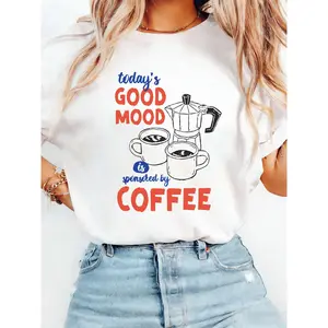Moka Pot Coffee Graphic Tee – Spread Good Vibes with Coffee