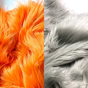 Artificial Long Wool Patch, Christmas Square Fur Decor, DIY Sewing Clothes and Chair Cover, Plush Fur Fabric for Crafts Doll Toy