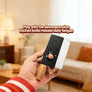 3D Printed Fidget Gravity Knife Spinner TikTok Viral Stress Relief EDC Toy for Adults Kids Portable Quiet Smooth Rotation Sensory Gadget Ideal for Work Class ADHD Anxiety Relief Novelty Desk Plaything with Durable PETG Material