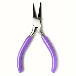 2pcs DIY Jewelry Making Pliers Set Three-Color Beading Craft Tools for Jewelry Repair