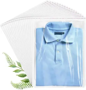 Cellophane Bags, 70 Pcs Resealable Clear Poly Bags for Clothes, Shirt Bag, Decorative Wrappers, Party Favors & Artwork(12x16)