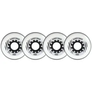 Player's Choice Indoor Roller Hockey Wheels 72mm Ginos 74A 4-Pack