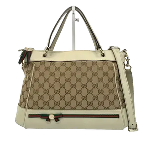 Pre-owned GUCCI Canvas Tote Bags GG Mayfair JV0094 NO1