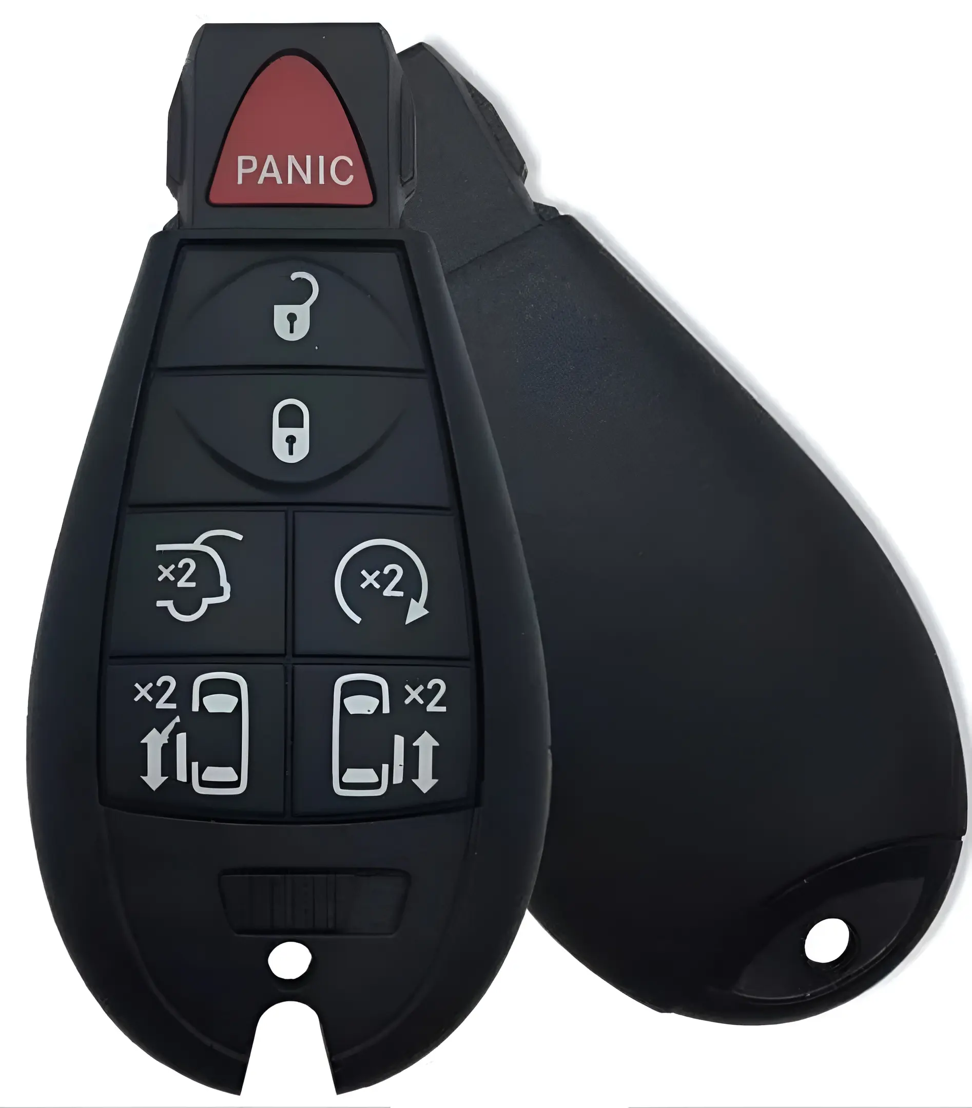 New Remote Fobik Key with Remote Start Compatible with Chrysler Town & Country (2008–2016) - IYZ-C01C