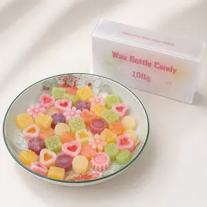 Wax Bottle Candy Series | Mixed Flavor Liquid Candy | Popular Snack Syrup Filling - Elegantly sweet flavored candies with juicy fillings, charming shapes, perfect for chewing, and a sweet candy gift.