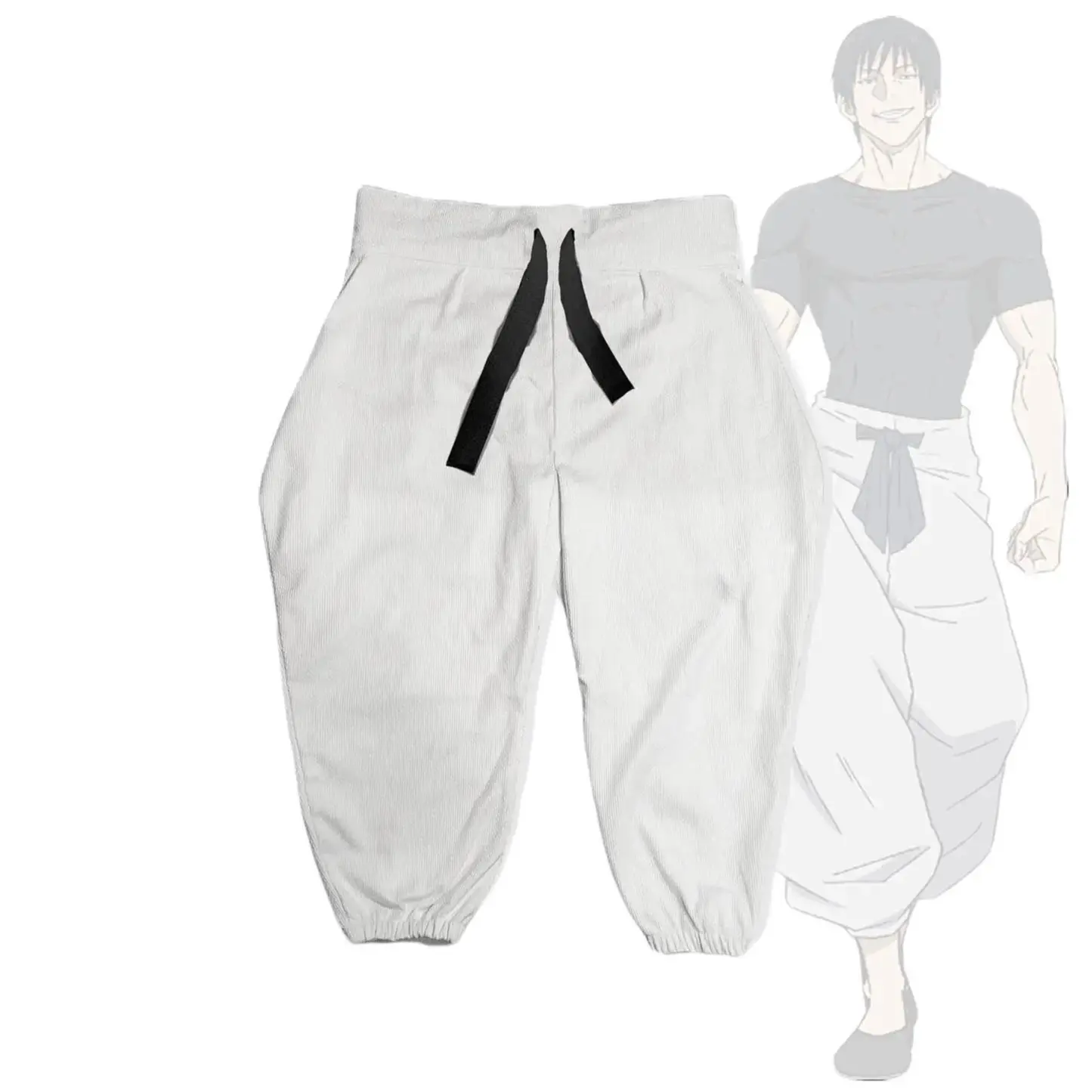 Men's Sports Sweatpants with Toji Anime Print, Quick Dry Menswear Trousers, Athletic Leggings for Outdoor & Cosplay