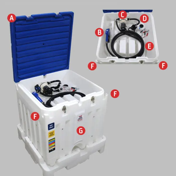 Rhino Tuff Tanks RTT-7080 80 GALLON PORTABLE DEF SYSTEM