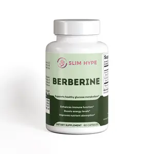 Slim Hype Berberine Supplement – Supports Blood Sugar, Heart Health & Weight Management, 60 Capsules