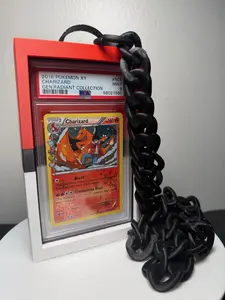 PSA Slab Holder Necklace – Custom Graded Card Case with Cuban Link Chain