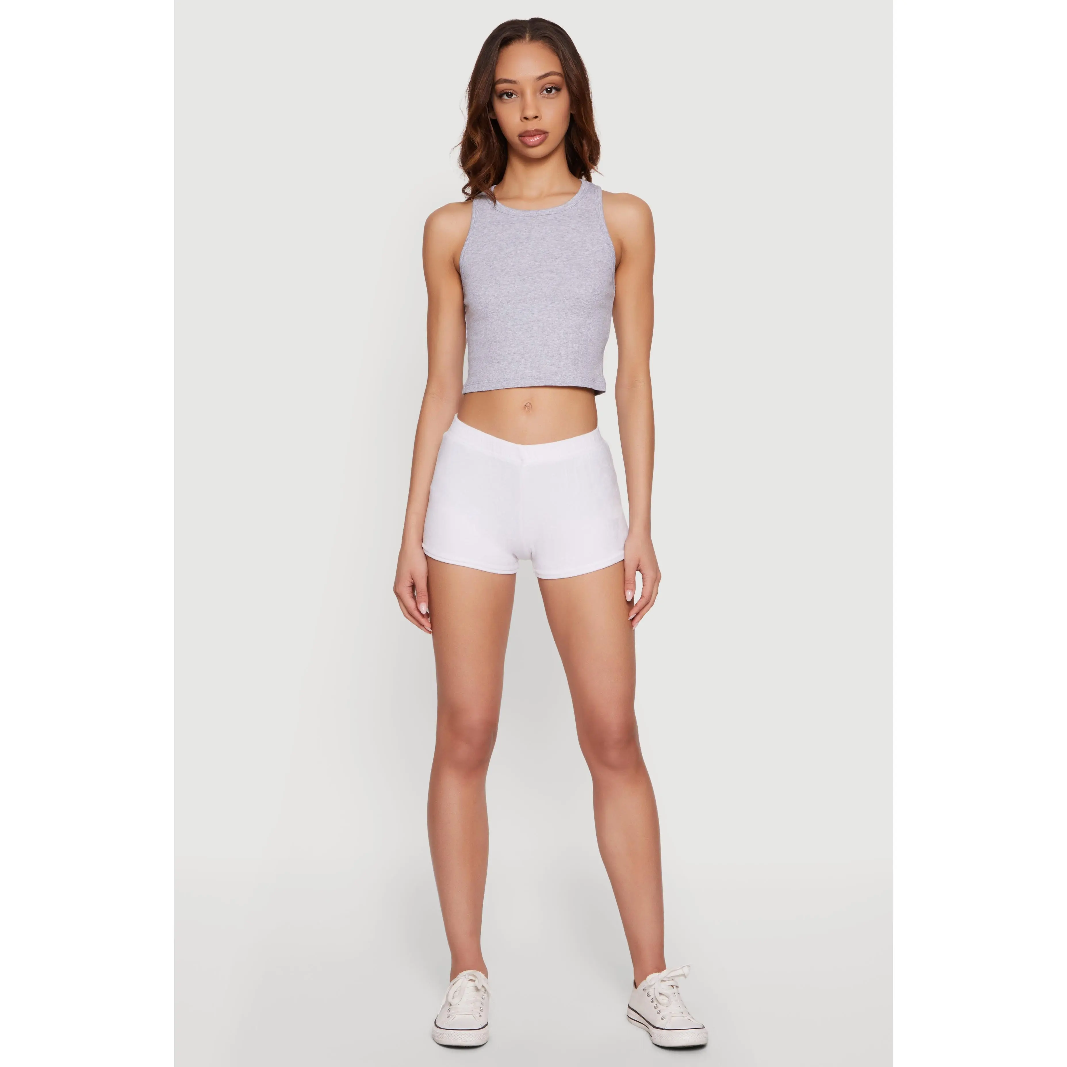 Solid Velour Shorts