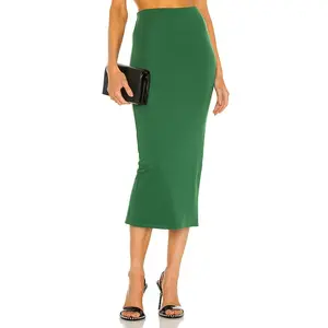 Michael Costello x REVOLVE Amira Midi Skirt in Green