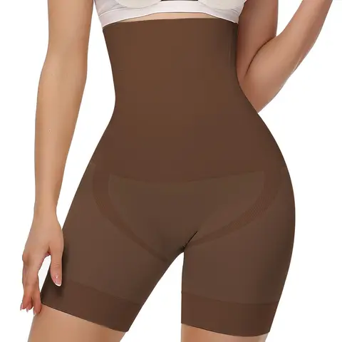 Women's Solid High Waist Shapewear Shorts, Tummy Control Butt Lifting Shapewear Bottoms, High Stretch Seamless for Daily Wear, High Waisted Shapers, Underwear, High Waist Garment, Body Shapers, Tummy Control Garments