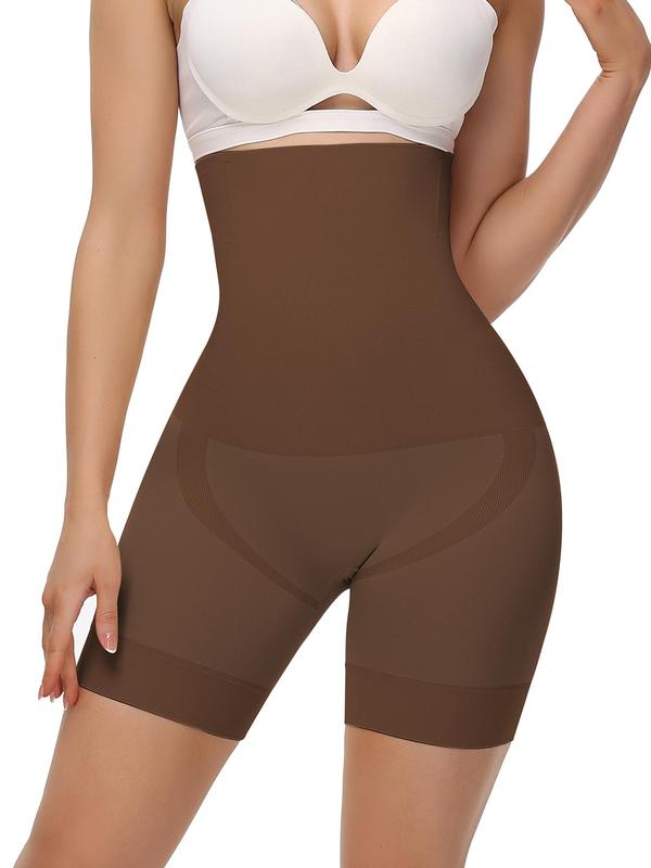 Women's Solid High Waist Shapewear Shorts, Tummy Control Butt Lifting Shapewear Bottoms, High Stretch Seamless for Daily Wear, High Waisted Shapers, Underwear Women's Solid High Waist Shapewear Shorts, Tummy Control Butt Lifting Shapewear Bottoms, High Stretch Seamless for Daily Wear, High Waisted Shapers, Underwear