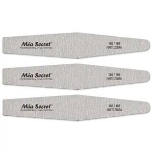 Forte Zebra Diamond Nail File 180/180 Blue Center