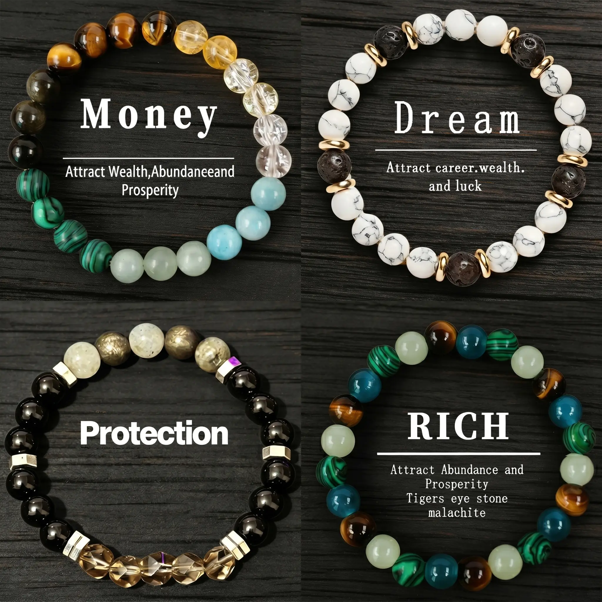 Bohemian Beaded Bracelet for Women and Men, Money Attraction Bracelet, Brings Self-esteem first bracelet, Jewelry for Banquet Party, Encouragement Gift for Her, Adjustable Couple Bracelet for Party & Daily Wear Prosperity Thoughtful