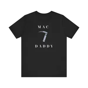 Mac Daddy Graphic Unisex Tee, Casual Wear, Unique Gift, Festival Shirt, Halloween Costume, Quirky Design