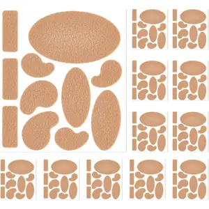 Moleskin Strips with Adhesive Blister Prevention Pads Mole Skin Tape Stickers for Feet Heel Shoes Padding,12 Sheets of 11 Shapes