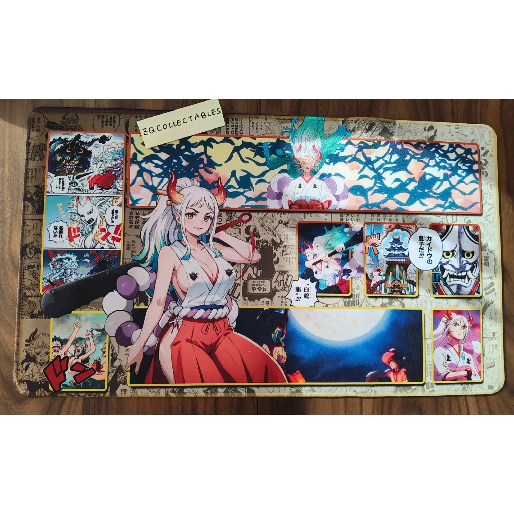 Yamato-1 Piiecee TCG Card Game Playmat, Desk Mat Games Mousepad