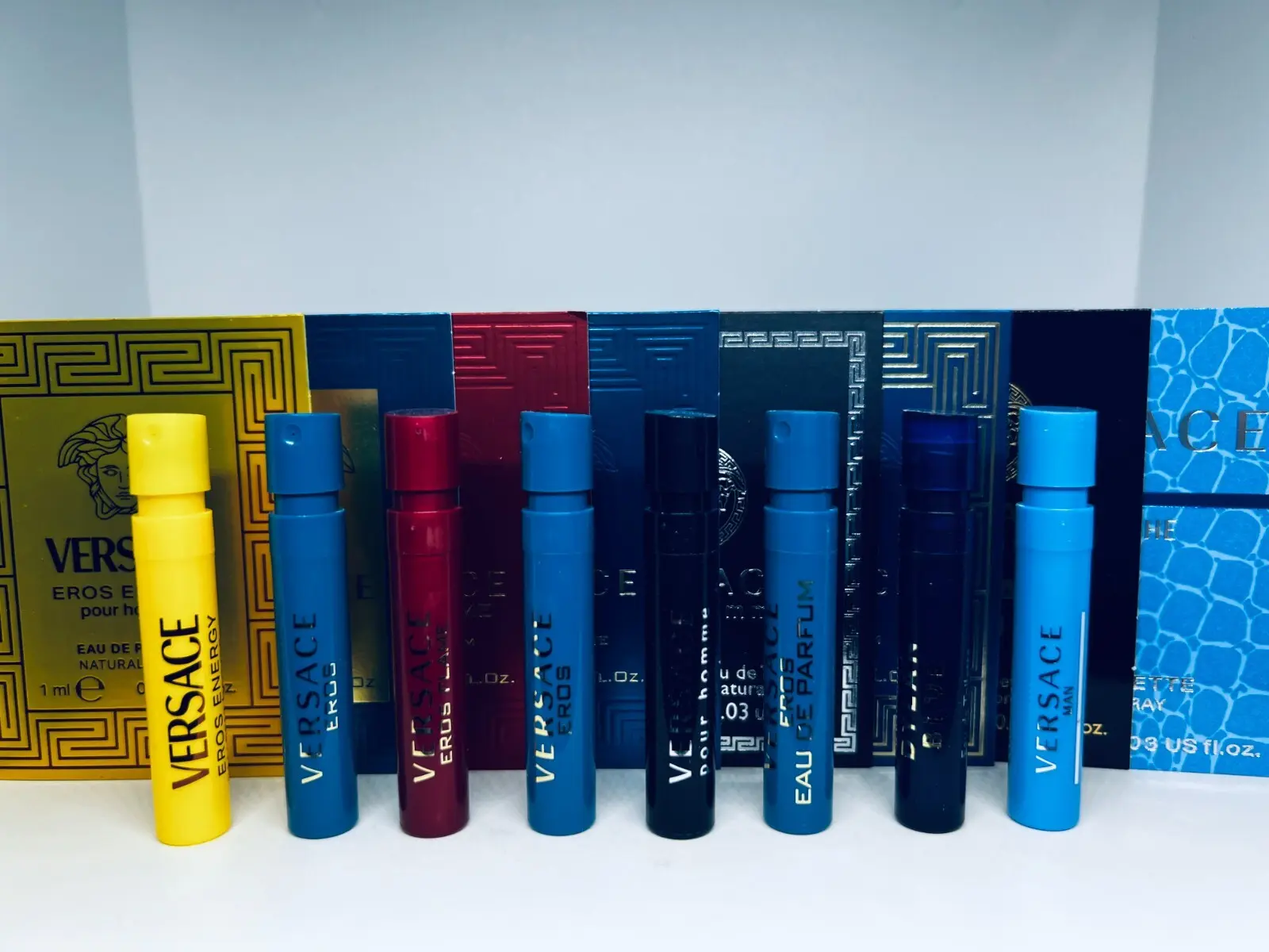Versace 7pcs Perfume Vial Spray Set for Men (1ml x 7=7ml)