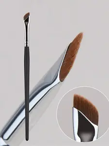 Magic Wand Blade Eyeliner Brush Ultra Thin Fine Angle Flat 1pc for Perfect Cat Eyes Black Plastic Material