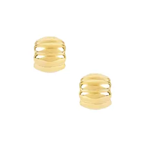 Heaven Mayhem Terre Hoop in Gold