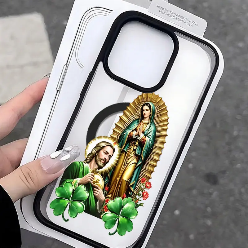 Our Lady Guadalupe Saint Jude Phone Case by CasePop